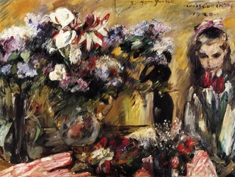 Blumen und Tochter Wilhelmine